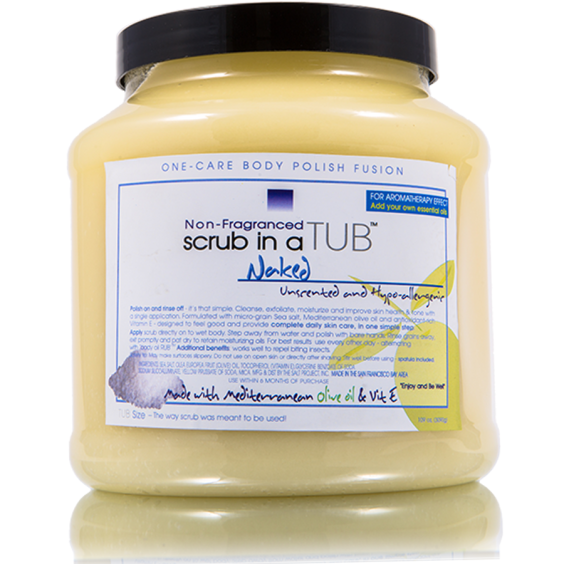 scrub in a TUB 109oz<br>Naked (Unscented)