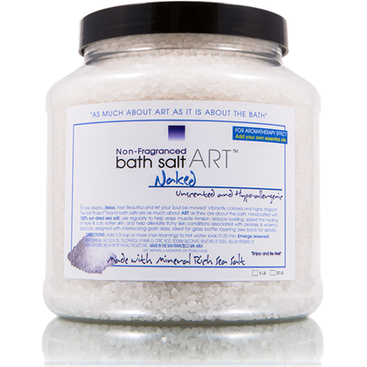 bath salt ART 5LB<br>Naked (Unscented)